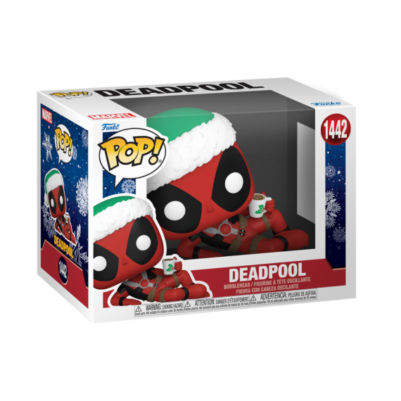 Figurine Marvel - Holiday 2024 Deadpool Pop 10cm