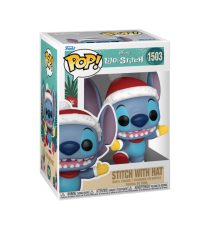 Figurine Disney - Stitch Holiday Stitch Hat Pop 10cm