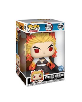 Figurine Demon Slayer Kimetsu No Yaiba - Rengoku Exclu Jumbo Pop 25cm