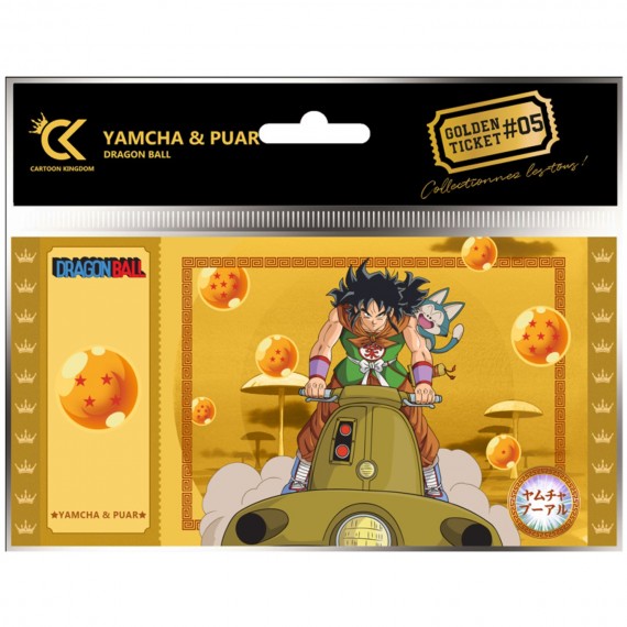 Golden Ticket Dragon Ball Z - Yamcha & Puar