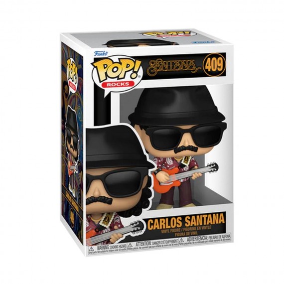 Figurine Rocks - Carlos Santana Pop 10cm