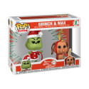 Figurine Dr Seuss - Grinch & Max 2-Pack Pop 10cm