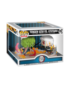 Figurine Demon Slayer Kimetsu No Yaiba - Tengen Vs Gyutaro Pop Moments 10cm