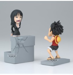 Figurine One Piece - Log Stories Monkey D Luffy & Nico Robin 10cm