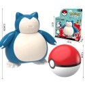 Maquette Pokeball Pokemon - Ronflex 6cm