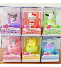 Figurine Hello Kitty - Stamp Stationary Mini Fig Tampon Boite De 6pcs