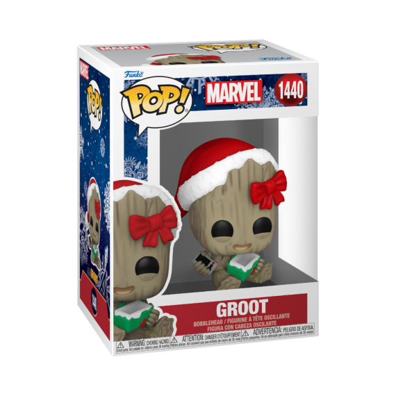 Figurine Marvel - Holiday 2024 Groot Pop 10cm