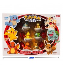 Coffret Deluxe Figurines Pokemon - Pokeball Jump 6pcs