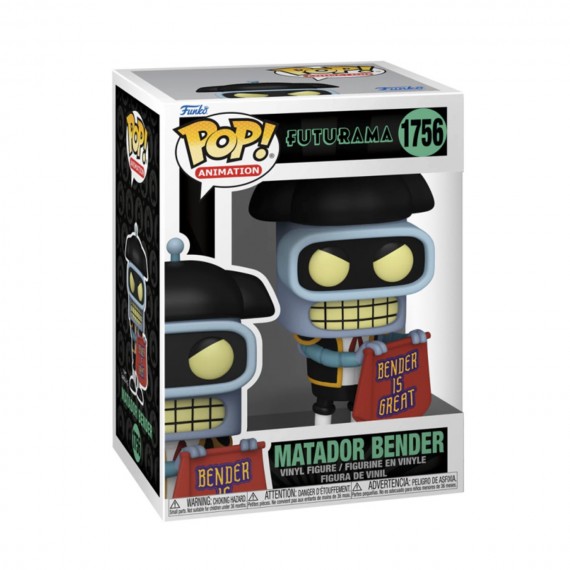 Figurine Futurama - Bender Matador Pop 10cm