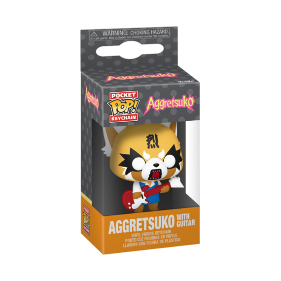 Figurine Aggretsuko - Aggretsuko Guitar Pocket Pop 4cm