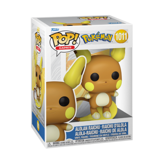 Figurine Pokemon - Raichu Alola Pop 10cm