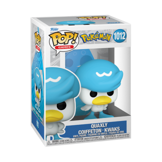 Figurine Pokemon - Quaxly Coiffeton Pop 10cm