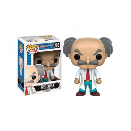 Boite Abimée - Figurine Megaman - Dr Wily Pop 10cm