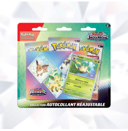 Pokémon : Tripack Givrali Évolutions Prismatiques avec Boosters et Autocollants Réajustables