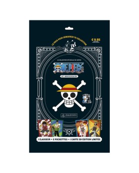Cartes Panini One Piece 25th Anniv - Starter Pack (Classeur + 2 Pochettes + 1 Carte Exclu)