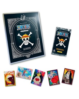 Cartes Panini One Piece 25th Anniv - Starter Pack (Classeur + 2 Pochettes + 1 Carte Exclu)