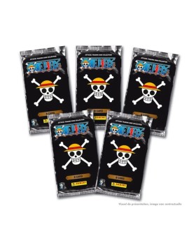 Cartes Panini One Piece 25ème Anniversaire - Blister (5 Pochettes + 2 Carte Exclu)