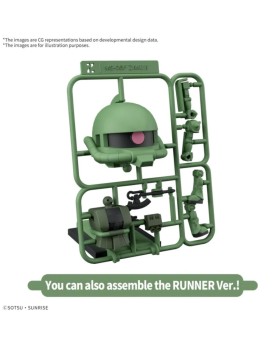 Maquette Gundam - Zakupla-Kun Dx Runner Ver. (SD)