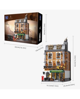 Set A Construire Sherlock Holmes - Baker Street 221B Apartment 42cm