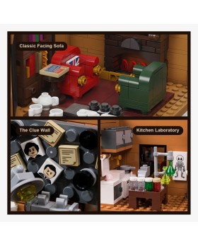 Set A Construire Sherlock Holmes - Baker Street 221B Apartment 42cm