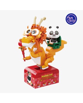 Set A Construire Kung - Kung Fu Panda Pantasy Po on Skatekart 16cm