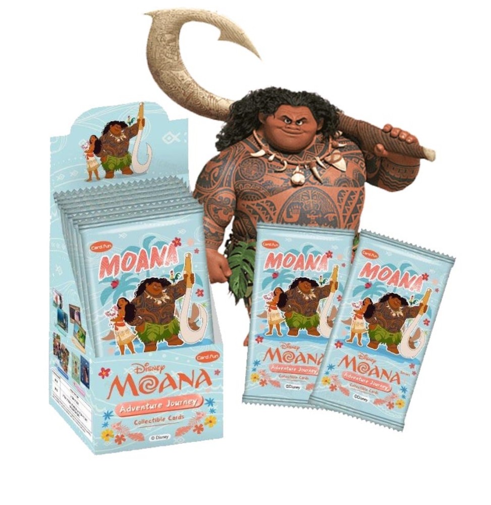 Disney Moana Series Adventure Journey - Boîte de 10 Boosters de 4 Cartes