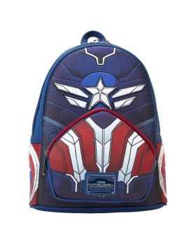 Loungefly Marvel - Mini Sac à Dos Captain America Brave New World Cosplay