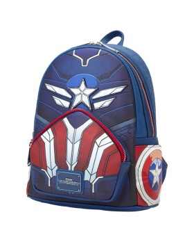 Loungefly Marvel - Mini Sac à Dos Captain America Brave New World Cosplay
