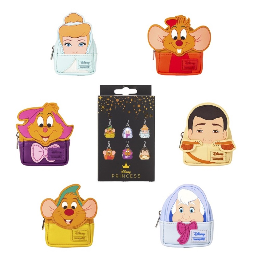 Charms Mini Sac à Dos Disney Loungefly - Mystery Box Cinderella 75th Anniversary