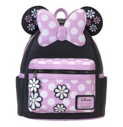 Loungefly Disney - Mini Sac à Dos Minnie Floral Rock the Dots