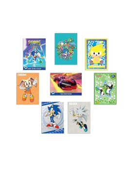 Trading Card Panini Sonic The Hedgehog - Boîte de 18 Pochettes de 8 cartes