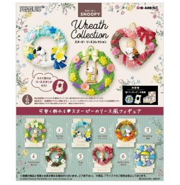 Re-Ment - Snoopy Wreath Collection - Boîte de 6 Pièces