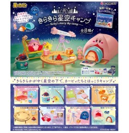 Figurine Kirby Starry Sky Camp - Boîte de 6 Pièces