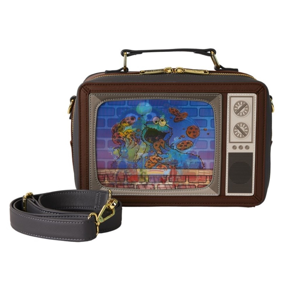 Loungefly Sesame Street - Sac à Main Lenticular Retro TV