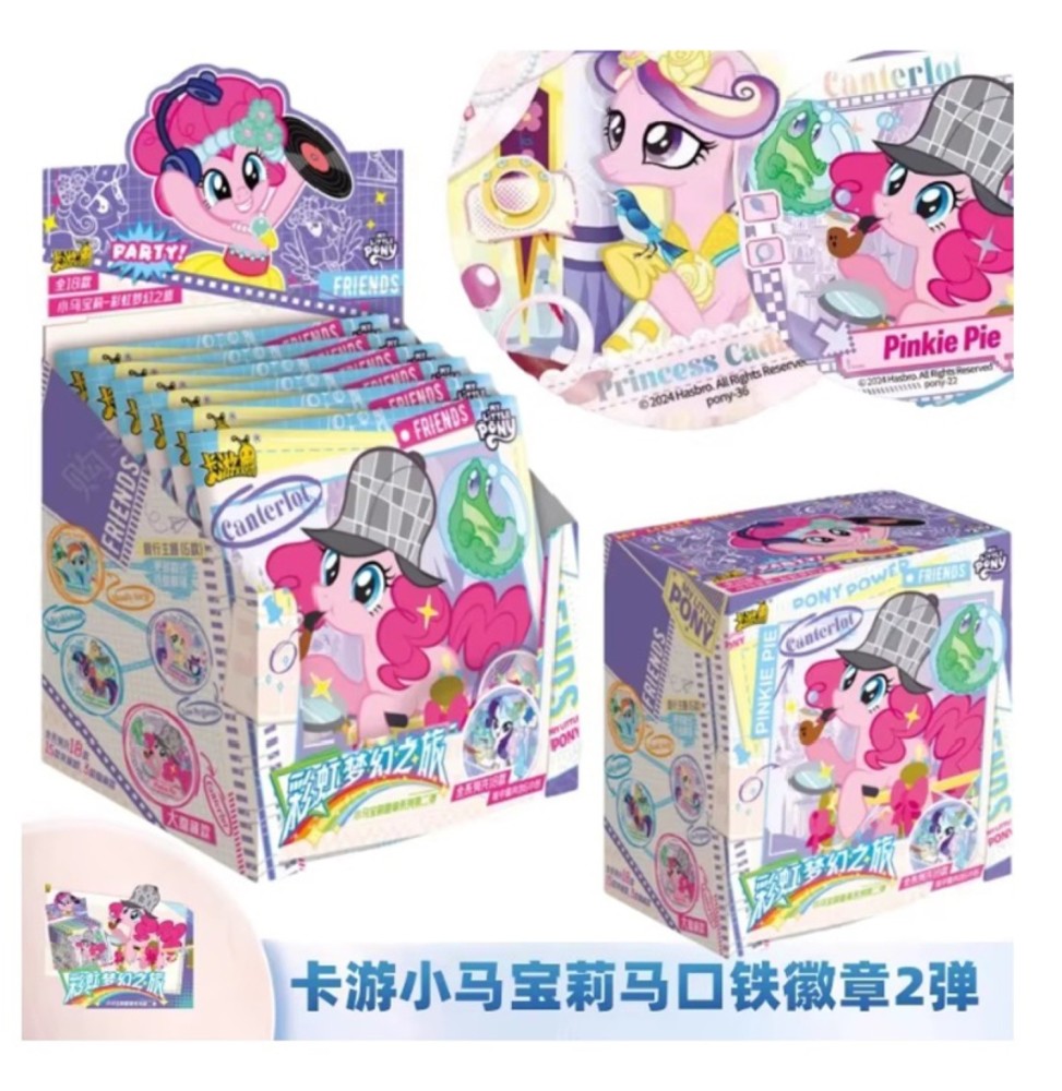 My Little Pony Badges Metal Boite de 6 pièces