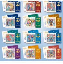 Disney Frozen Reine des Neiges Ambilight - Boîte de 10 Boosters de 4 Cartes