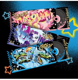 My Little Pony Shining Note Laser Ticket Soul Beat Display - 6 pièces