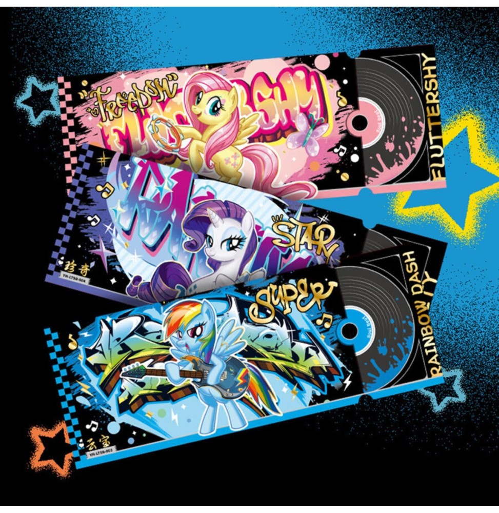 My Little Pony Shining Note Laser Ticket Soul Beat Display - 6 pièces