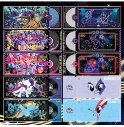 My Little Pony Shining Note Laser Ticket Soul Beat Display - 6 pièces