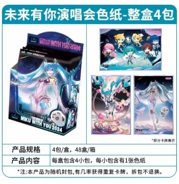 Hatsune Miku Future Has You 2024 Concert Shikishi Display - 4 pièces