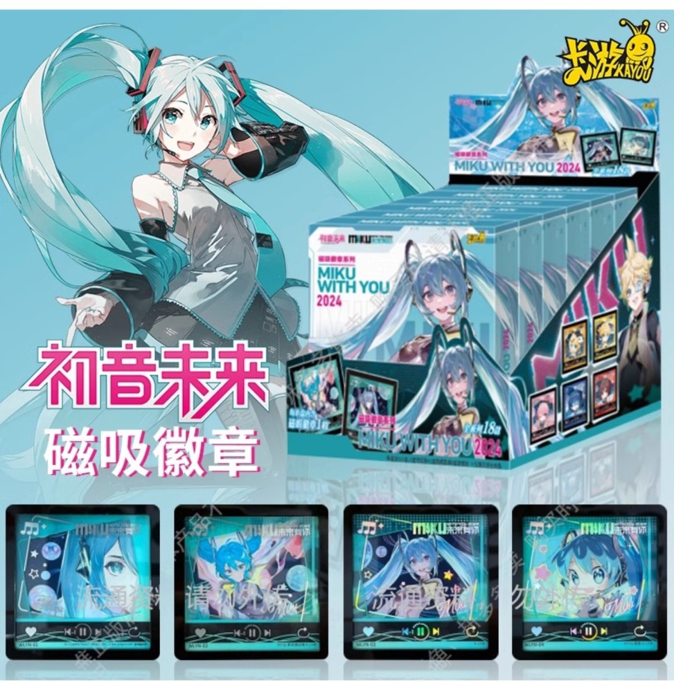 Hatsune Miku Future Has You 2024 Concert Magnetic Badge Display - 6 pièces