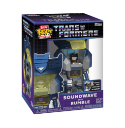 Funko Pop ! Transformers - Soundwave & Bitty Bots Rumble 15cm