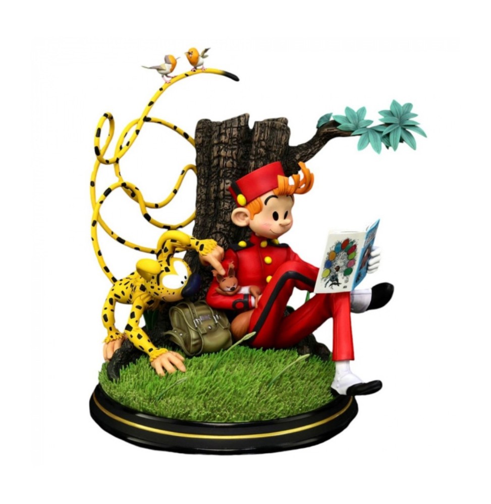 Statue Spirou : Hommage à Franquin en Résine 1/6 - 26 cm (Édition Limitée à 100 exemplaires)