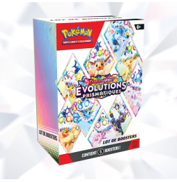 Bundle 6 Boosters Pokémon Écarlate et Violet - Évolutions Prismatiques (EV 8.5)