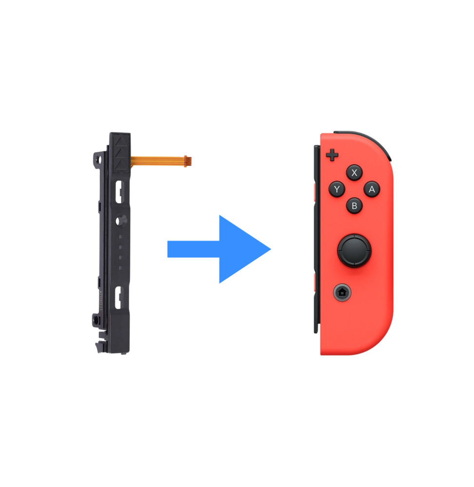 Changement Rail Joy-con Nintendo switch