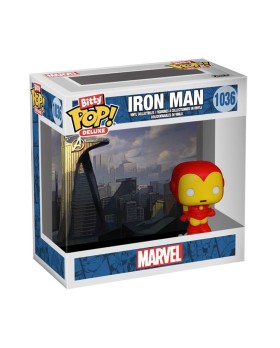 Funko Bitty Pop ! Marvel Deluxe Iron Man Avenger Tower