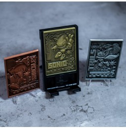 Digiplate Sonic The Hedgedog - Starter Pack (3 Cartes Metal + Stand)