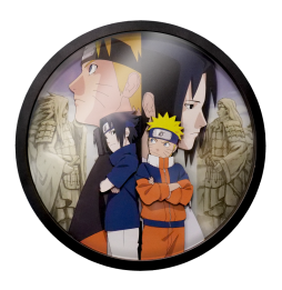 Décoration Murale en Bois Naruto Shippuden : Kaiga - 20 cm