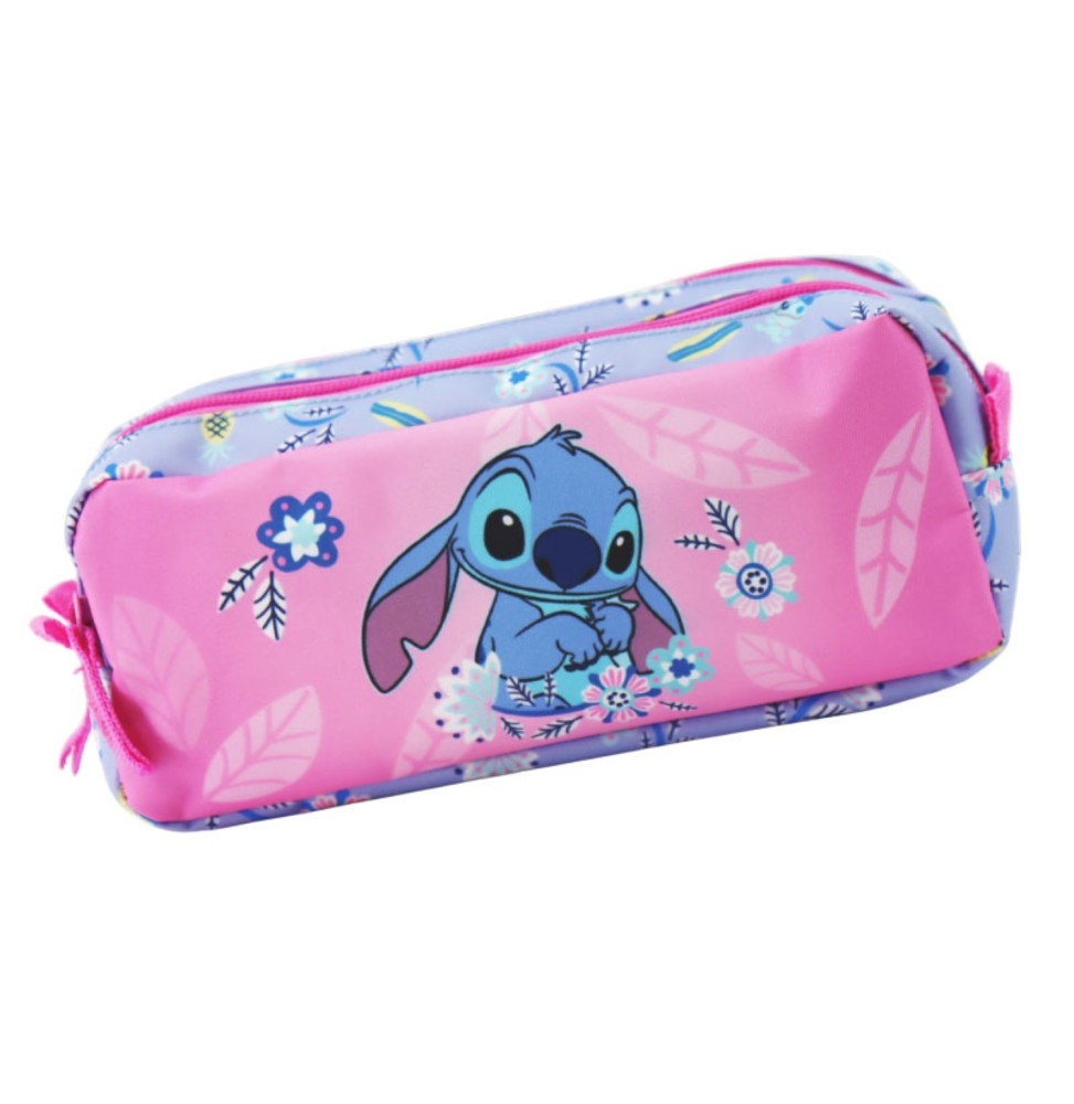 Trousse Disney Carre - Stitch Pink Dreams (2 Compartiments)