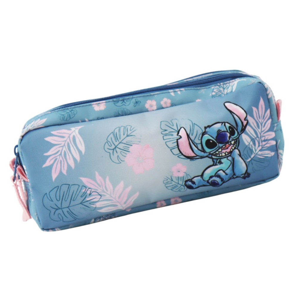 Trousse Carre Disney - Stitch Blue Hawaii (2 Compartiments)